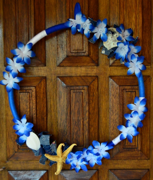 Blue Ombré Holiday Wreath6